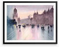 Mumbai monsoon Framed Art Print 279108371
