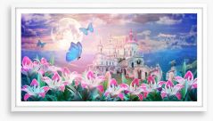 Lilies of the castle Framed Art Print 279986349