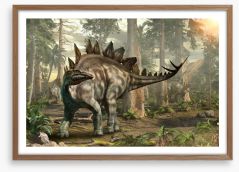 Stegosaurus scout Framed Art Print 283515270