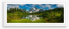 Picture Lake panorama Framed Art Print 284021487