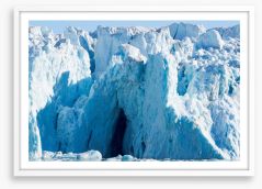 Glaciers Framed Art Print 284412394
