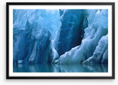 Glaciers Framed Art Print 284434165