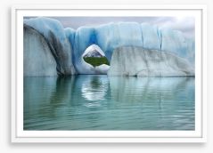 Glaciers Framed Art Print 284435147