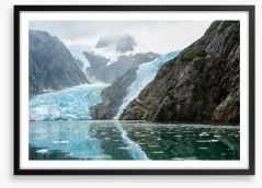 Glaciers Framed Art Print 284436840