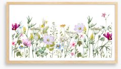Meadow medley Framed Art Print 286233074
