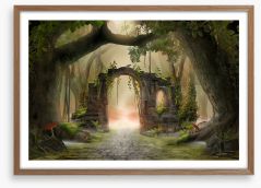 The enchanted arch Framed Art Print 290019496