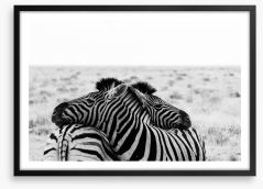Black and White Framed Art Print 290365312