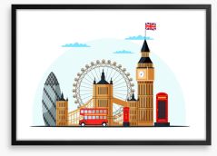 London Framed Art Print 290911157