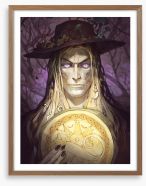 The sinister shaman Framed Art Print 291467485