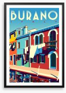 Remember Burano Framed Art Print 291805725