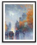 Autumn in St. Petersburg Framed Art Print 295545629