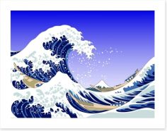 The great wave Art Print 29666971