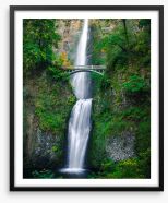 Multnomah Falls Framed Art Print 296684207