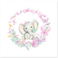 Elephants Art Print 300212267