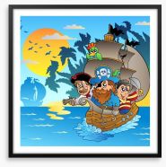 Pirates Framed Art Print 30121810
