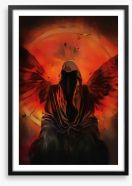 The dark angel Framed Art Print 303861233