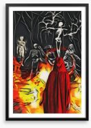 See you in hell Framed Art Print 303867651