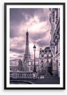 Purples of Paris Framed Art Print 306446849