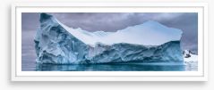 Glaciers Framed Art Print 309331821