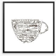 Time for coffee Framed Art Print 30958492