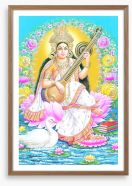 Saraswati maa Framed Art Print 3109668