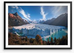 Glaciers Framed Art Print 313742828