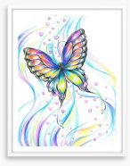 Butterfly love Framed Art Print 31428277