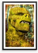 The monster of all dreams Framed Art Print 31684076