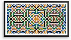 Alhambra weave Framed Art Print 317764408
