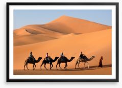 Camel convoy Framed Art Print 3218770
