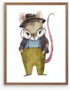 Mister mouse Framed Art Print 329629333