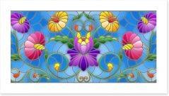 Stained Glass Art Print 330370132