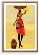 Tribal balance Framed Art Print 33452626