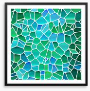 Mosaic Framed Art Print 338054000
