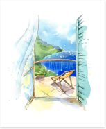 Beach House Art Print 355447950