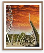 Southbank sunset Framed Art Print 35664563