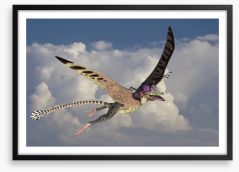 Peteinosaurus flight Framed Art Print 35811233