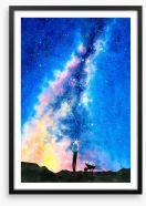 The star man Framed Art Print 359717265