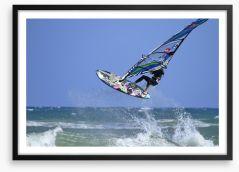 Windsurf fun Framed Art Print 36168627