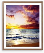 Sky and sea Framed Art Print 36492718