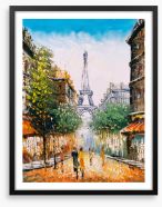 A moment in Paris Framed Art Print 367805675