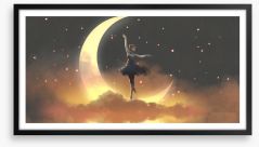 Moon dance Framed Art Print 369017651