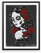 Dark lady Framed Art Print 37671893