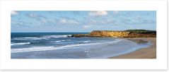 Torquay beach panorama Art Print 38031853