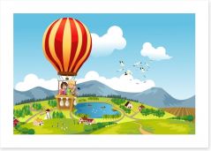 Balloons Art Print 38453359