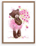Teddy in a tutu 3 Framed Art Print 384859496
