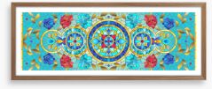 Royal rosetta panoramic Framed Art Print 390558036