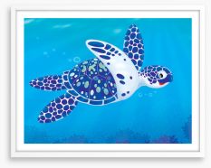 Sea turtle see Framed Art Print 39113909