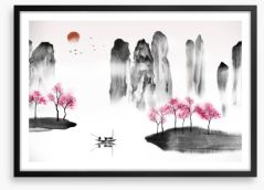 Chinese Art Framed Art Print 391150145