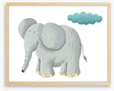Elephant and rain cloud